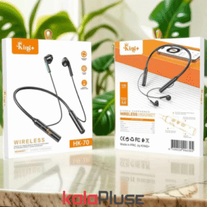هدفون بلوتوث گردنی کینگ پلاس مدل HK-70