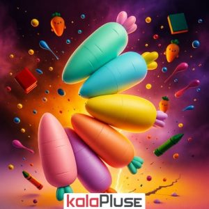 ماژیک هایلایتر هویجی6 رنگ پاستیلی