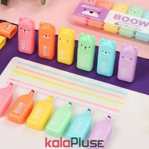 هایلایتر پاستیلی6 رنگ طرح پاندا BESTDI