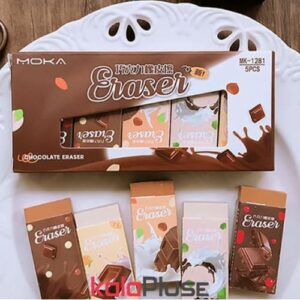 پاک کن 5 عددی مدل شکلاتی MOKA