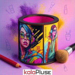 جا لوازم آرایشی طرح دختر