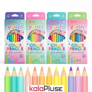 مداد رنگی پاستلی 12 رنگ یالونگ