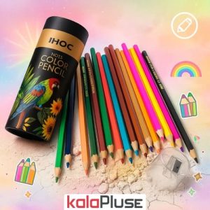 مداد رنگی 24 رنگ استوانه ای DOMS