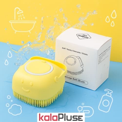 سرشور مخزن دار و ماساژور و برس بدن دوکاره