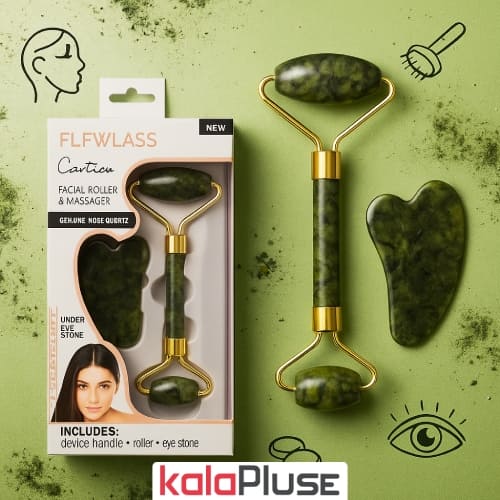 ماساژور صورت غلتکی جید رولر سنگی