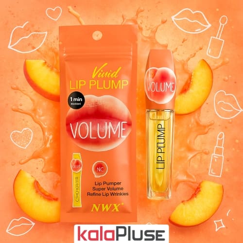 بالم لب حجم دهنده هلو Vwid