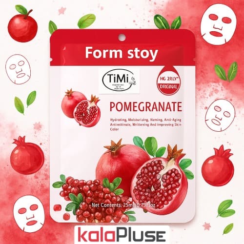 ماسک صورت ورقه ای ضد لک انار FORM STOY