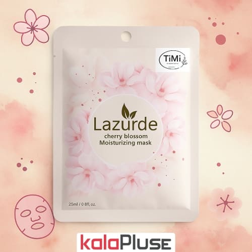ماسک ورقه ای آبرسان شکوفه های گیلاس LAZURDE