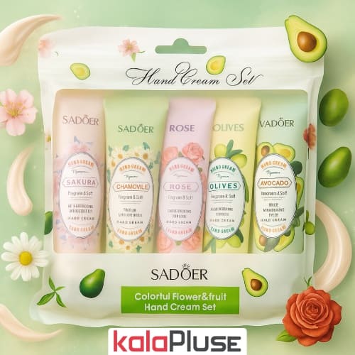 کرم 5 تایی SADOER با رایحه میوه و گل