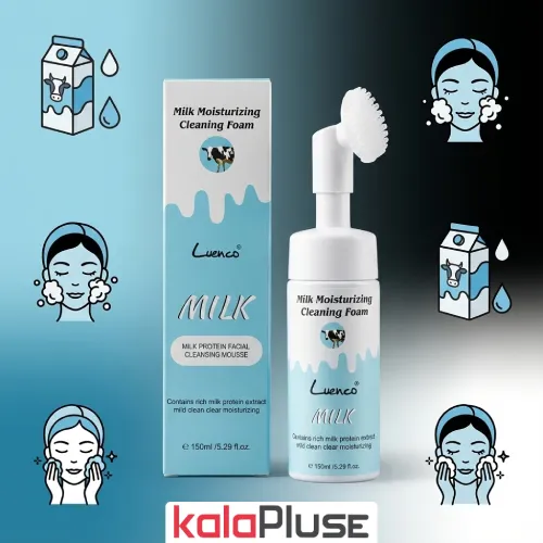 فوم شستشوی صورت Luenco شیر گاو