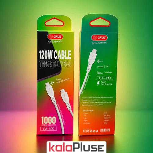 کابل فست شارژ Type-C به Type-C برند GFUZ
