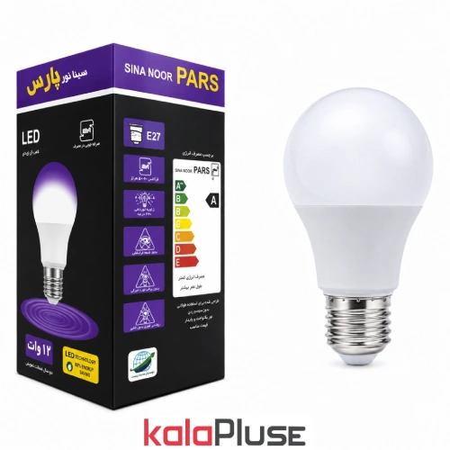 KP-1002078 لامپ کم مصرف حبابی 12 وات پارس