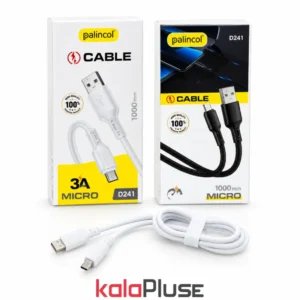 کابل شارژ سیلیکونی میکرو 3 آمپر Delincol
