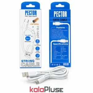 کابل فست شارژ Type-C برند PECTOR مدل PX140T